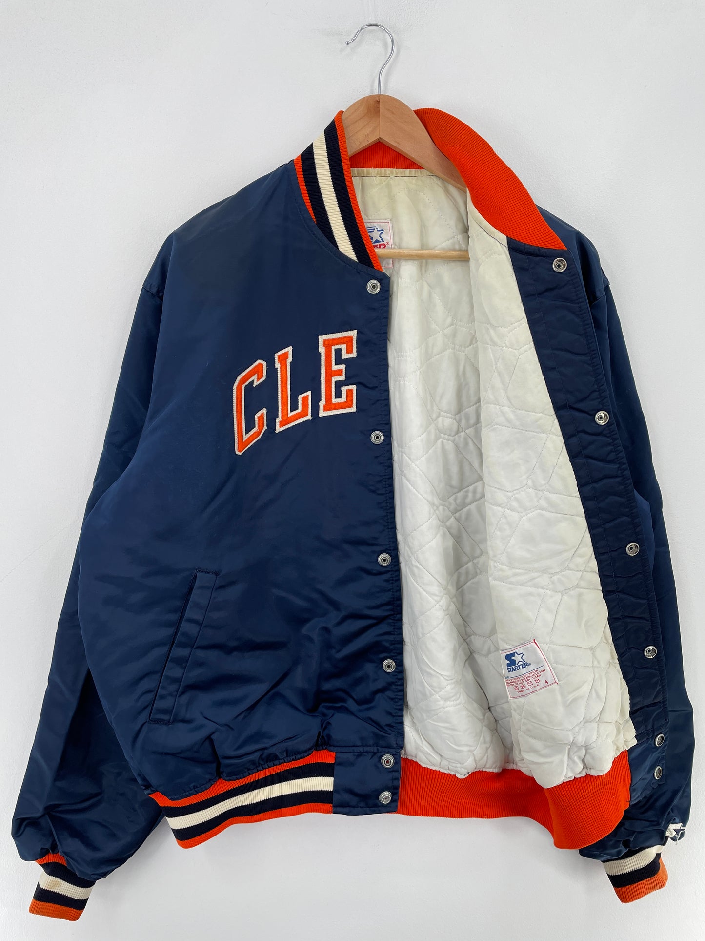 90's STARTER x CLEMSON UNIVERSITY Size XL Vintage College Jacket / E3946J