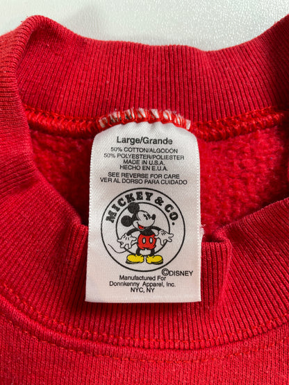 90's DISNEY MICKEY Made in USA Size L Vintage Sweat-shirt / A7421
