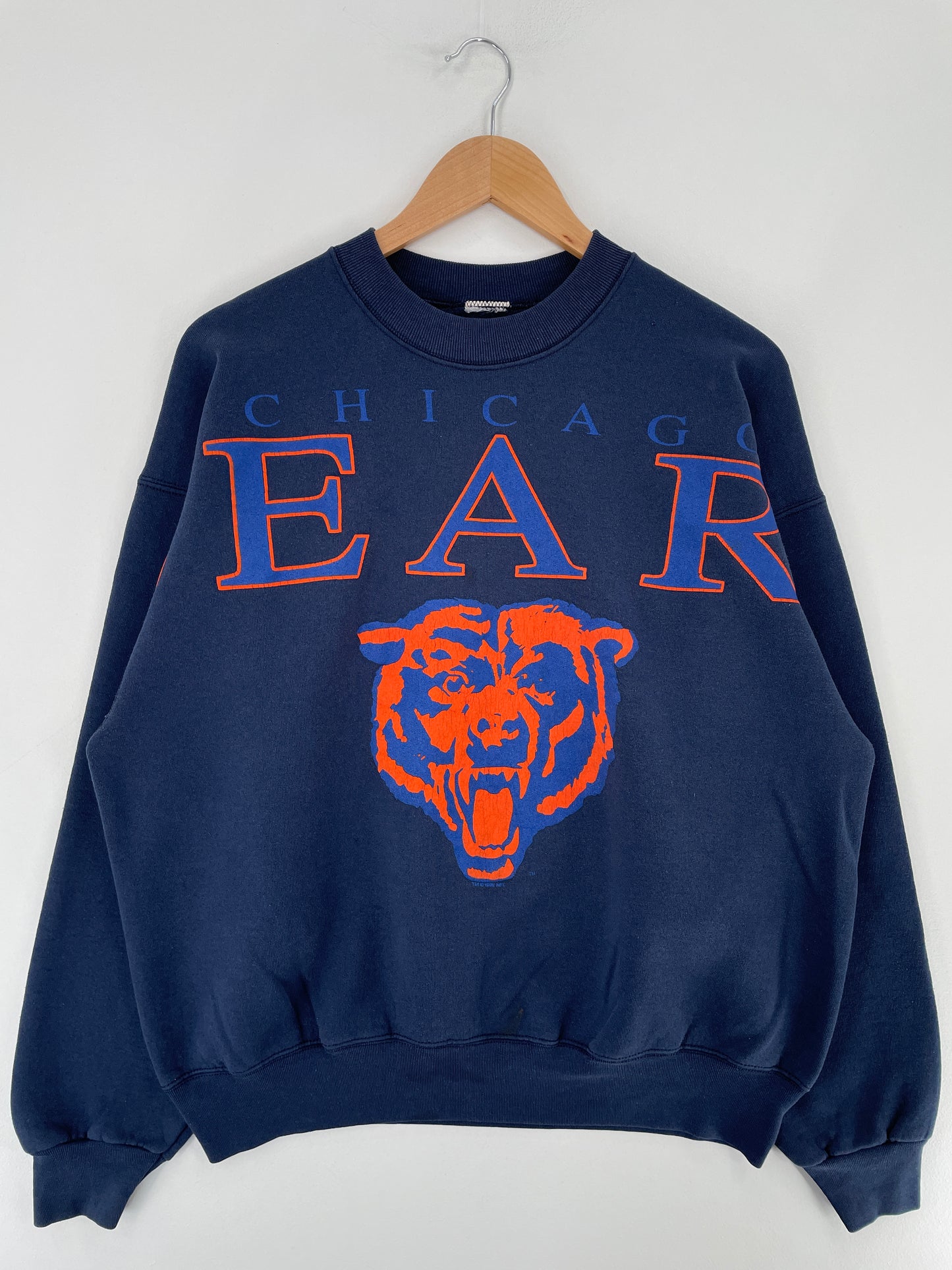 1998 CHICAGO BEARS Size Approx.XL Vintage NFL Sweat-shirt / E5411S