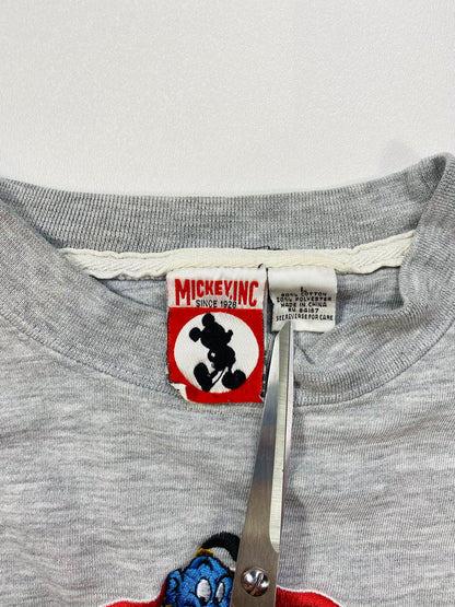 90’s Disney Aladin x Lion King x Mickey x Goofy Size L Vintage Sweat-shirt  / 6052