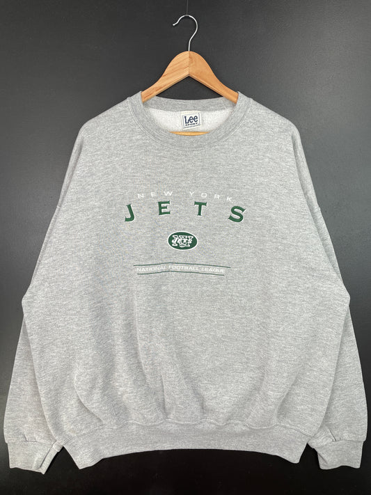 90's NEW YORK JETS Size No Tag (Approx.XXL) NFL Sweat-Shirt / A8571