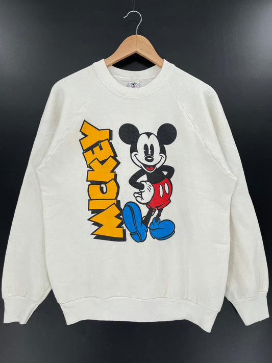 90's DISNEY MICKEY Made in USA Size L Vintage Sweat-shirt/ K5411
