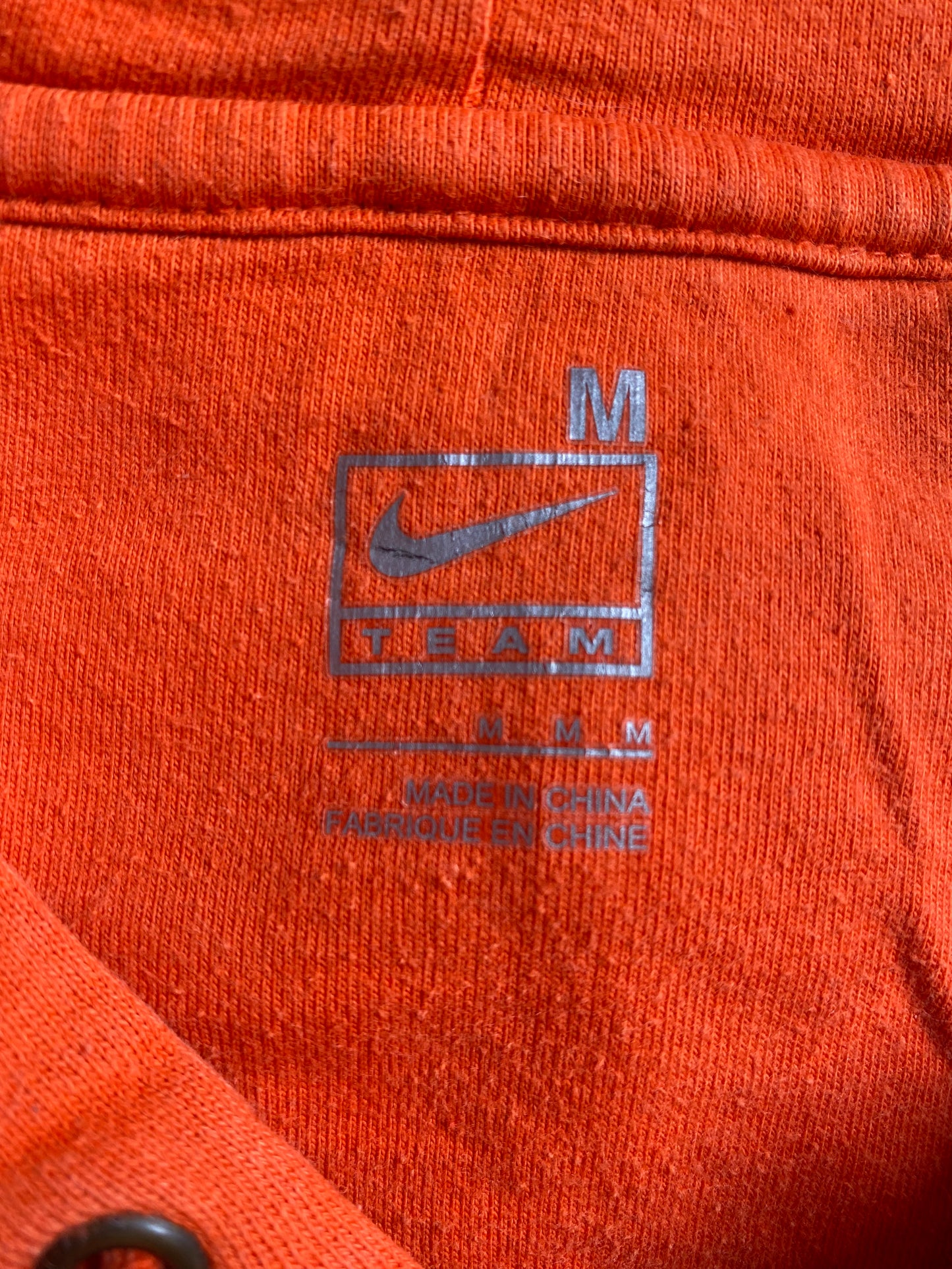 Vintage NIKE CLEMSON Size M Vintage College Hoodie Sweat-Shirt / A3220