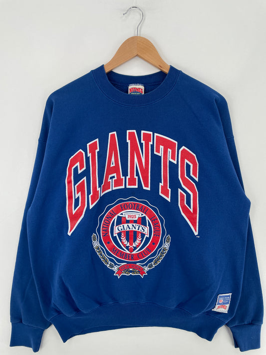 90's NEW YORK GIANTS Made in USA Size XL Vintage NFL Sweat-shirt / E3142S