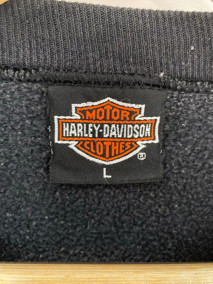 1993' WARNER BROS x HARLEY-DAVIDSON BUGS BUNNY YOSEMITE SAM Size L Vintage Sweat-shirt   / K5267