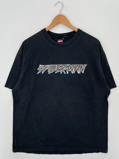 2002 SPIDER MAN MARVEL Size XL Vintage T-Shirt / A8100