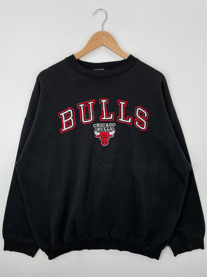 90's CHICAGO BULLS Made in USA Size XXL Vintage NBA Sweat-shirt / A1198