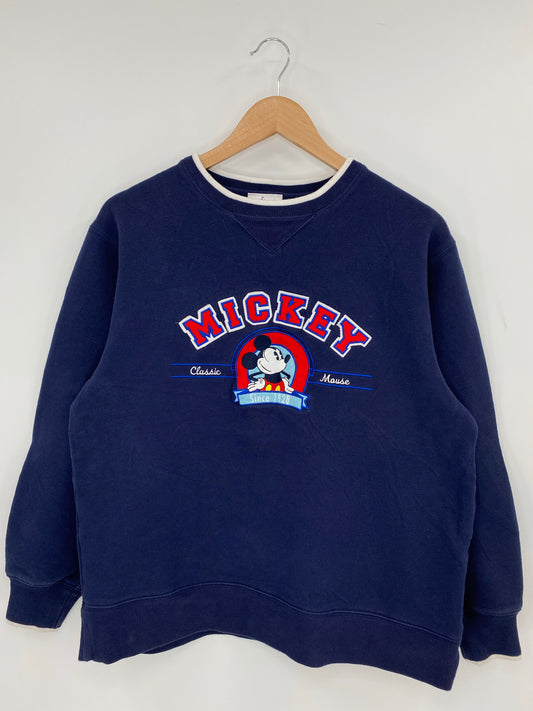 90's DISNEY MICKEY Size S Vintage Sweat-shirt / K7317