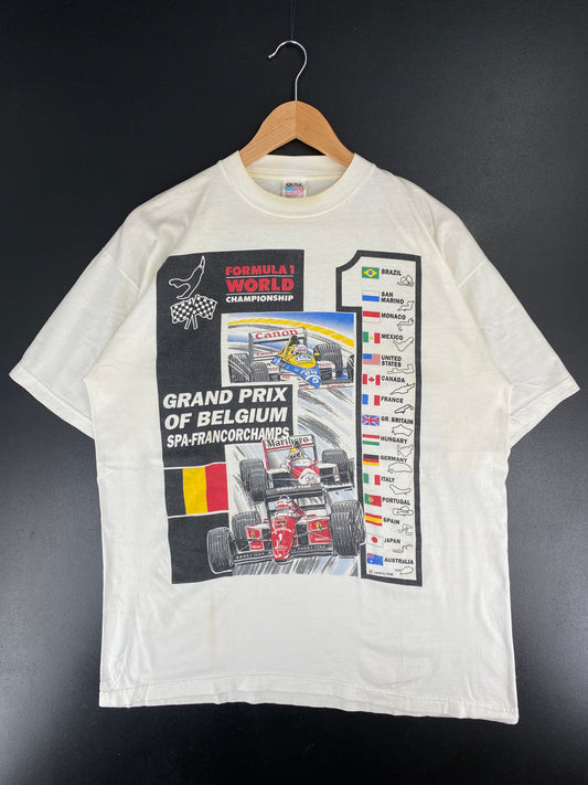 90’s FORMULA 1 WORLD CHAMPIONSHIP Size XL Vintage Racing T-shirt / E6575T