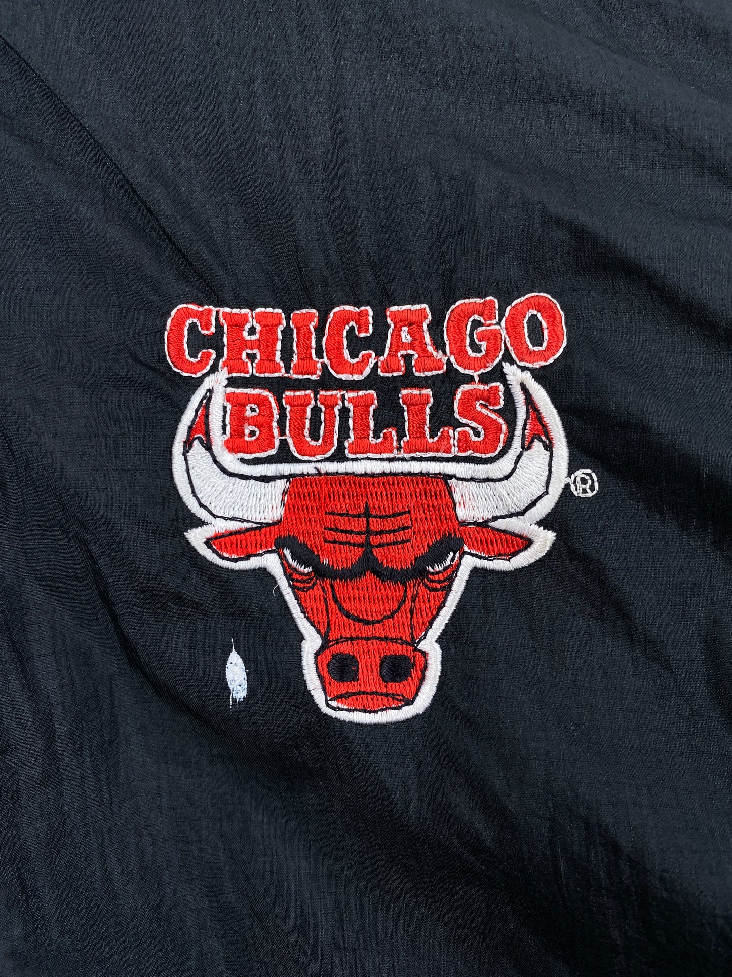 90's STARTER x CHICAGO BULLS Size XL Vintage NBA Nylon Jacket / A8762