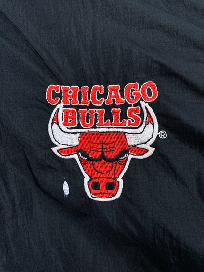 90's STARTER x CHICAGO BULLS Size XL Vintage NBA Nylon Jacket / A8762