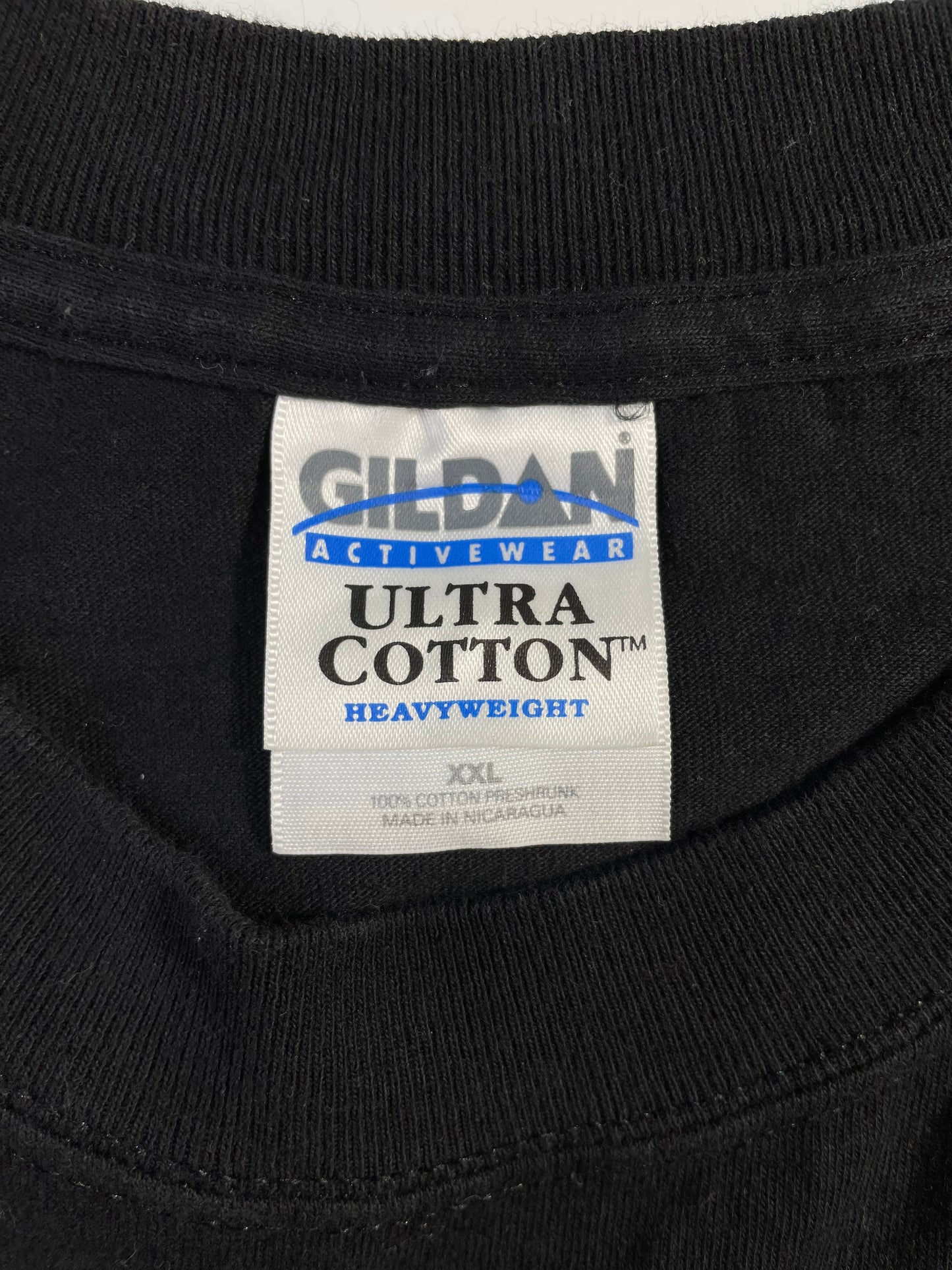 2001 SUPER BOWL BALTIMORE RAVENS Size XXL Vintage NFL T-Shirt / A1681