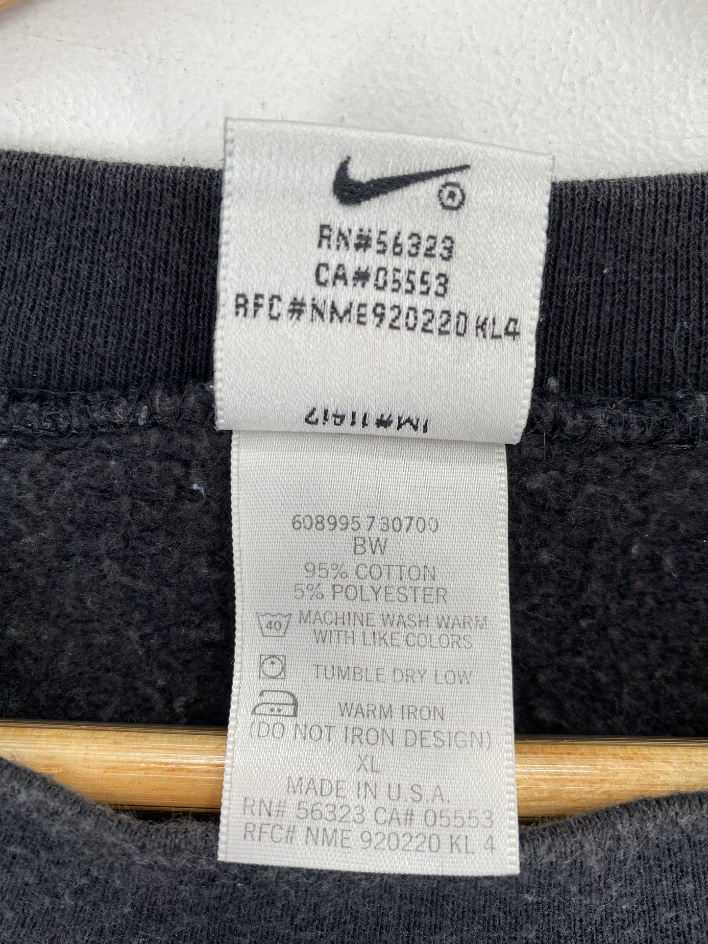 90’s NIKE JACKSONVILLE JAGUARS Made in USA Size XL Vintage NFL Sweat-Shirt / A4835