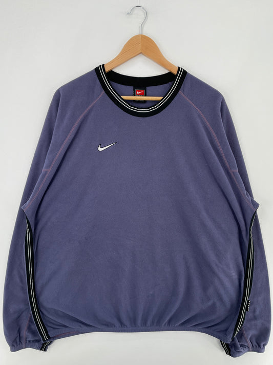 00' NIKE MINI SWOOSH Size XL Vintage Fleece / E2344S