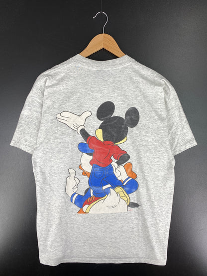 90’s DISNEY MICKEY Made in USA Size XL Vintage T-Shirt / A4581