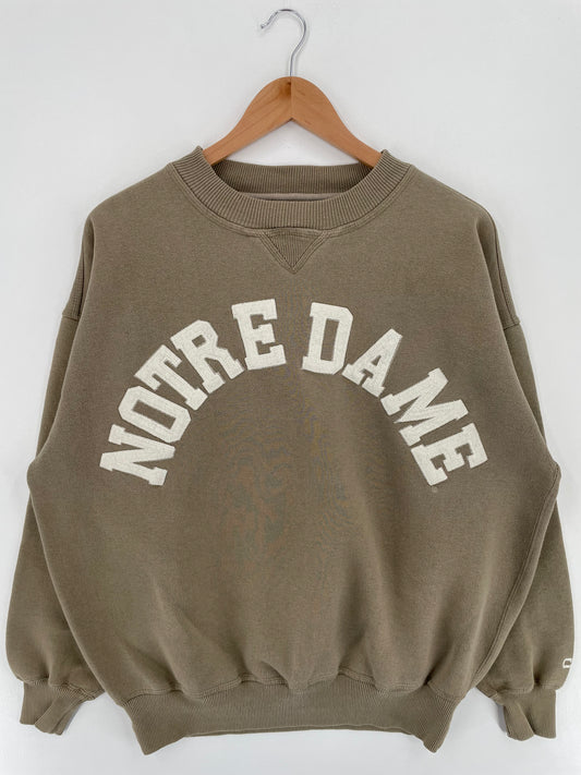 90’s NOTRE DAME Size L College Sweat-Shirt / A2334
