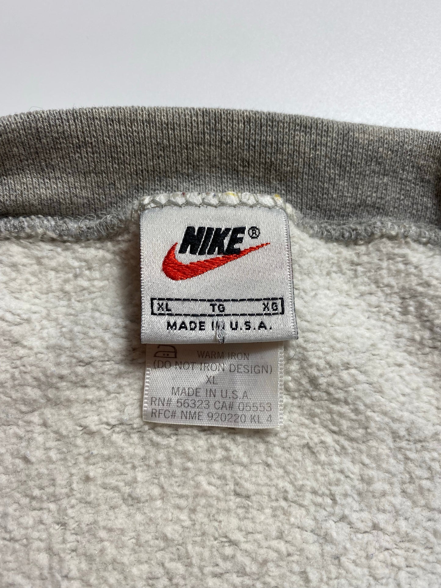 90’s NIKE x OHAIO STATE BUCKEYES Made in USA Size XL Vintage College Sweat-shirt / A9798