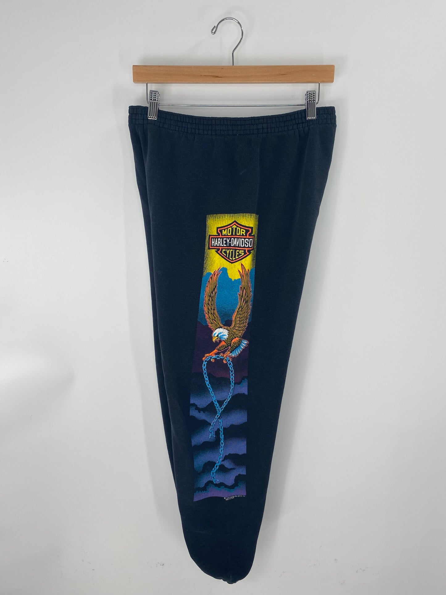 1991 HARLEY DAVIDSON Size L Sweat Pants / K8358