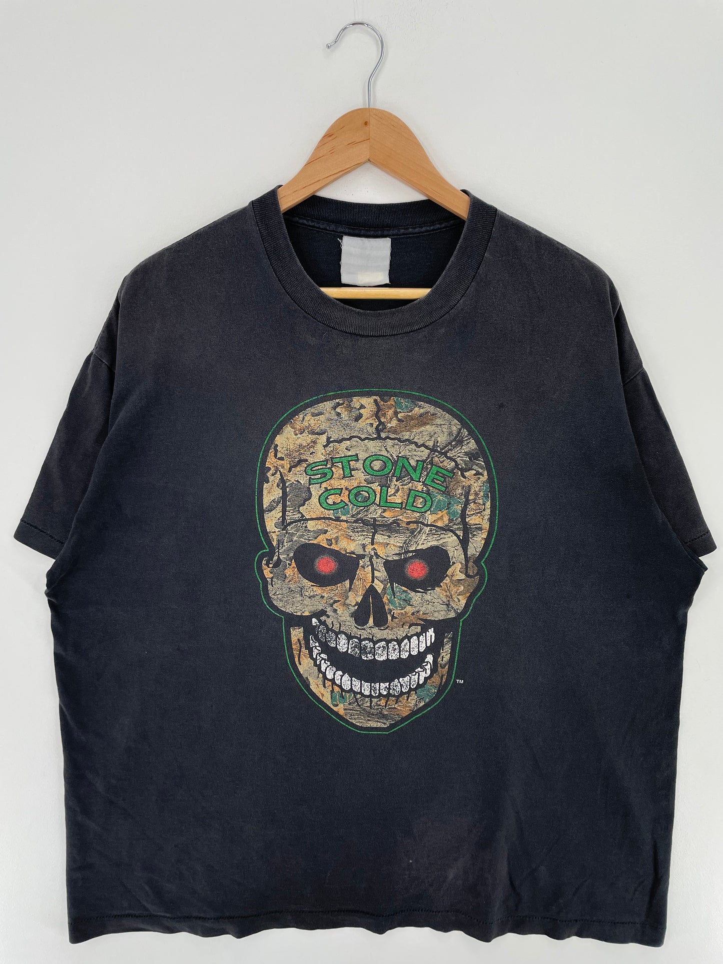 1998 STONE COLD Size No Tag (Approx.XL-XXL) Vintage WWE T-Shirt / A2502