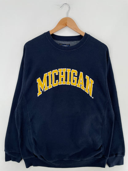 Vintage MICHIGAN Size L Vintage College Sweat shirt / E4381S