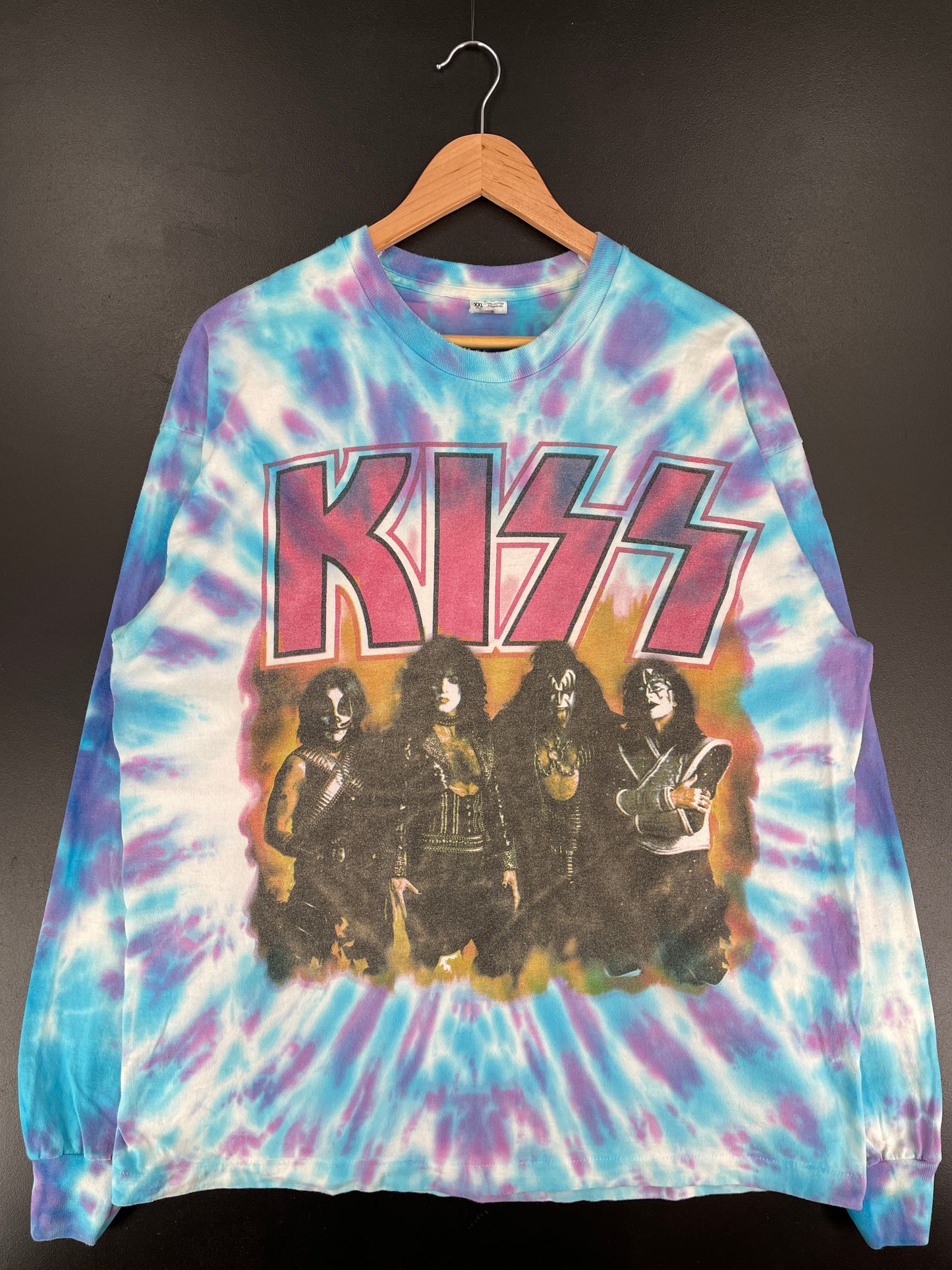 .1996 KISS Size XXL Vintage Music Long Sleeve T-Shirt / E5806T