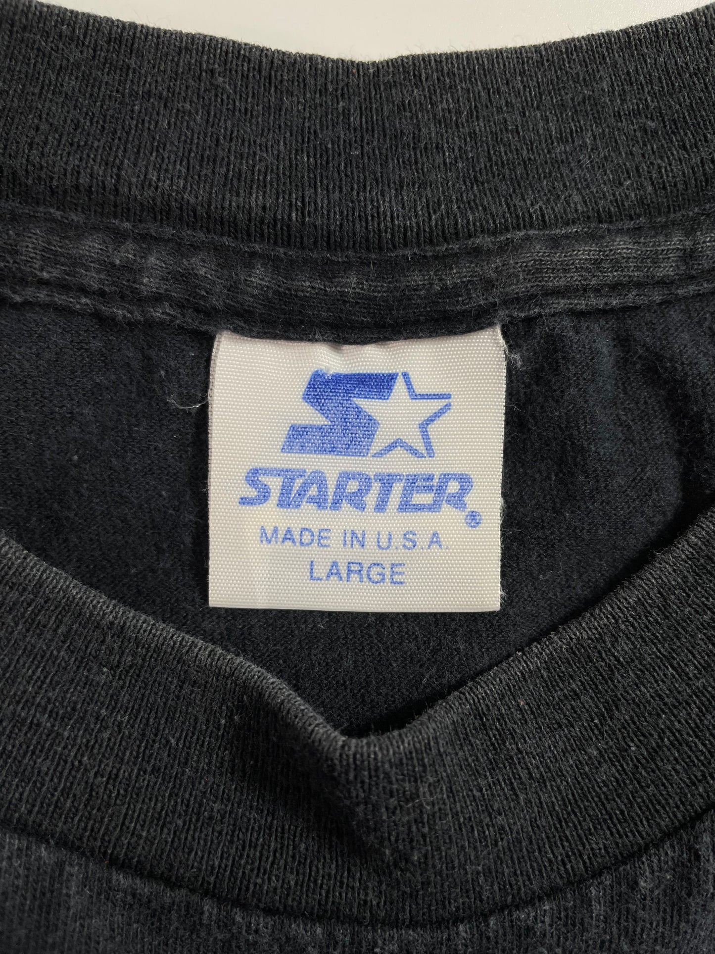 90's STARTER x DUKE BLUEDEVILS Made in USA Size L Vintage College T-Shirts / A2763