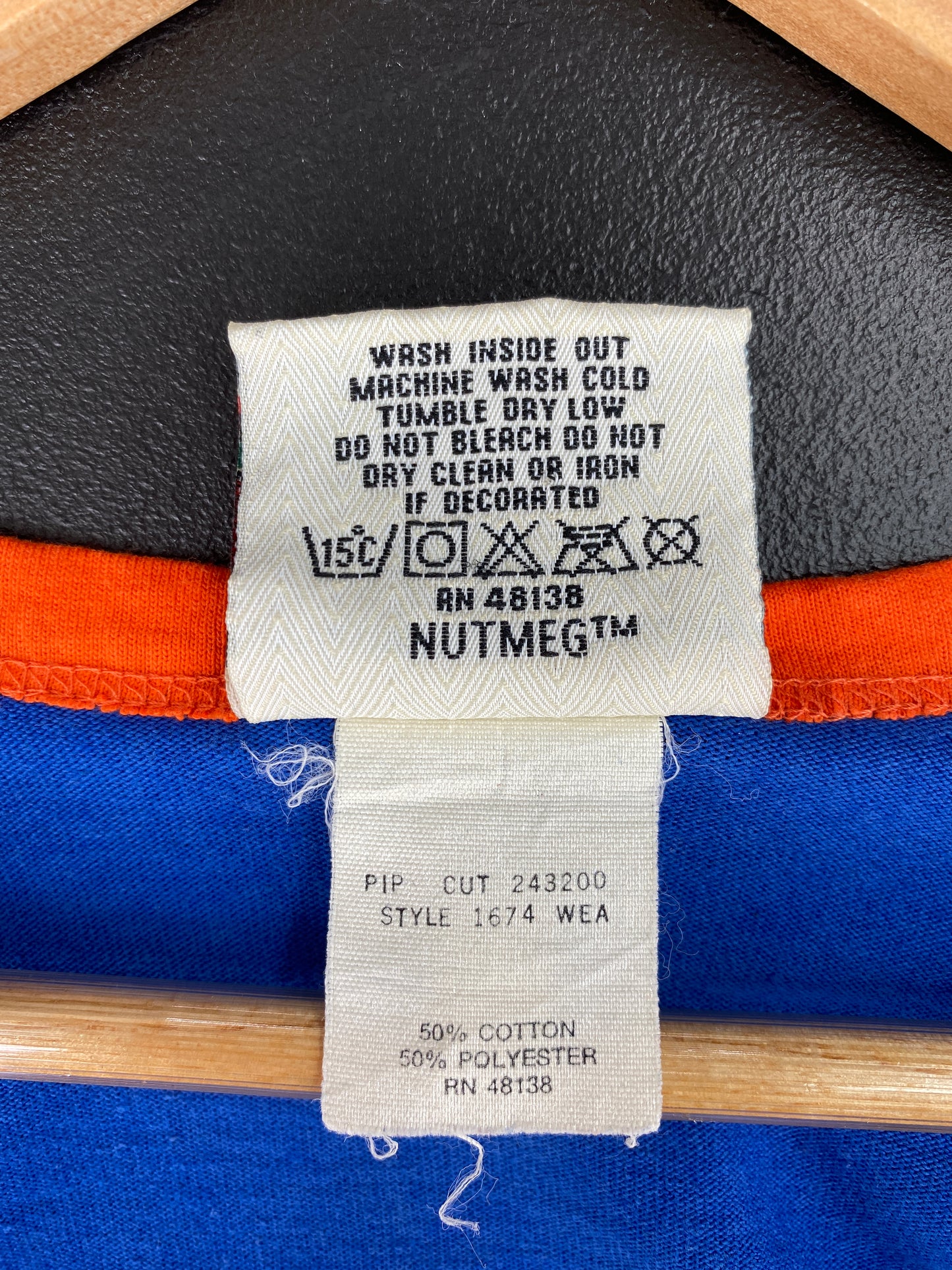 90's NEW YORK ISLANDERS Made in USA Size XL Vintage NHL T-shirt / A4445