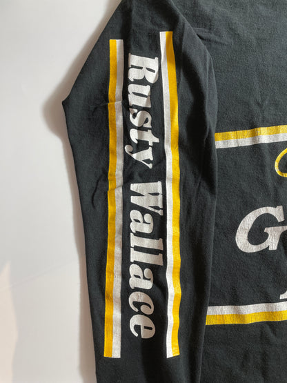 90’s MILLER x RUSTY WALLACE MADE IN USA Size XXL Vintage Racing T-Shirt / K3424