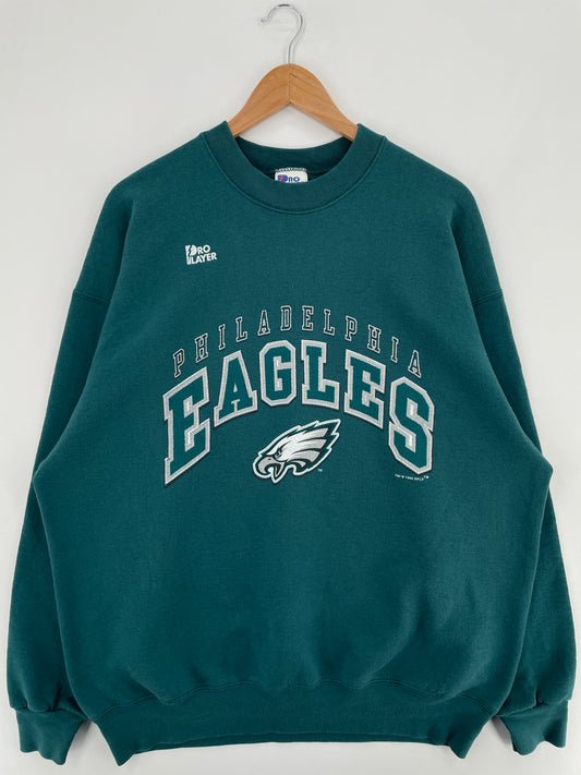 1996 PHILADELPHIA EAGLES Made in USA Size XXL Vintage NFL Sweat-Shirt / E1003