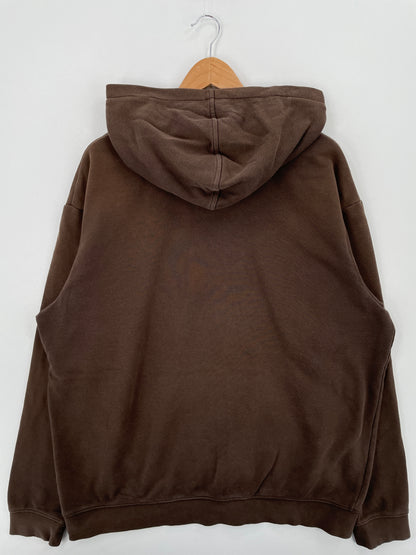 00' NIKE MINI SWOOSH Size L Vintage Zip-up Hoodie Sweat-shirt / A6577