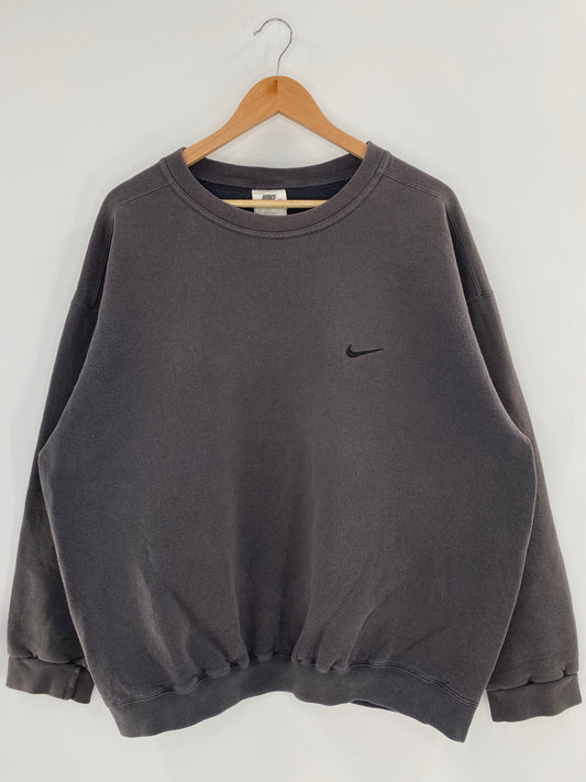 90's NIKE MINI SWOOSH Made in USA Size XL Vintage Sweat-shirt/ K5249