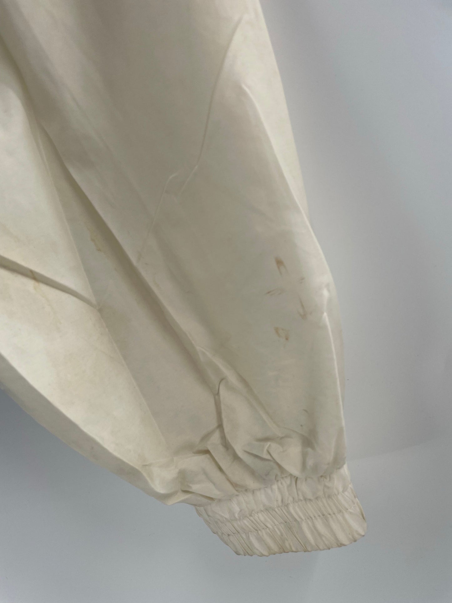 90's CAROLINA PANTHERS Size L Vintage NFL Zip-up Nylon Jacket / A8847