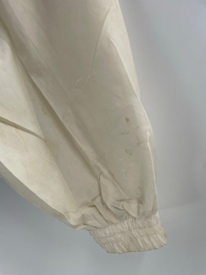 90's CAROLINA PANTHERS Size L Vintage NFL Zip-up Nylon Jacket / A8847