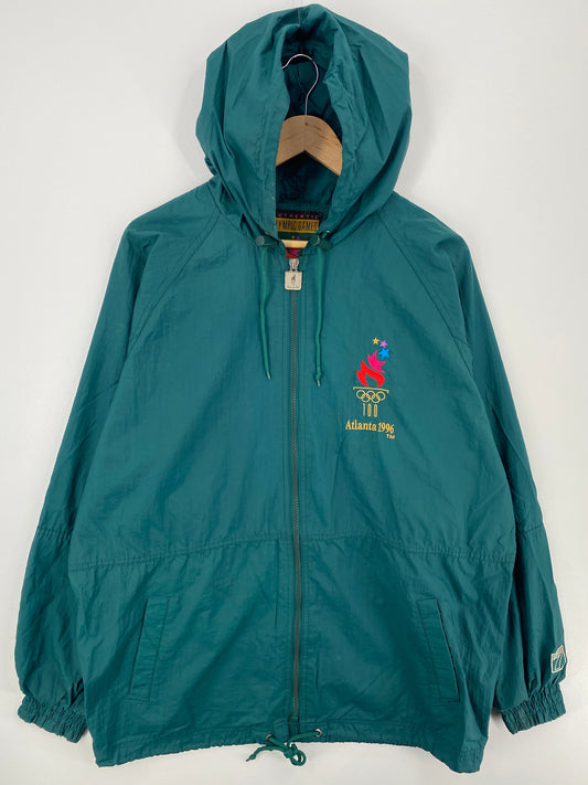1996 ATLANTA OLYMPIC Size L Vintage Nylon Jacket  / A340