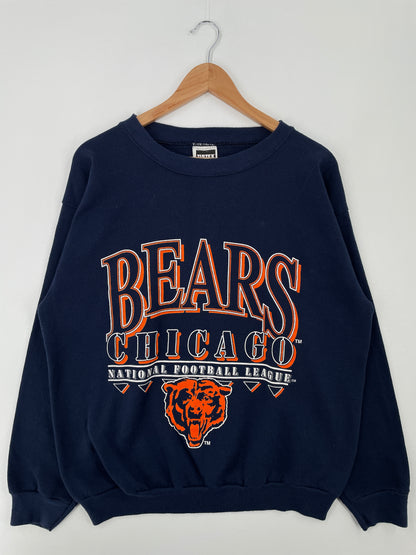 90's CHICAGO BEARS Made in USA Size XL Vintage NFL Sweat-Shirt / A8827