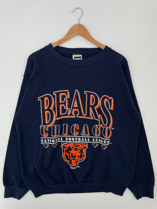 90's CHICAGO BEARS Made in USA Size XL Vintage NFL Sweat-Shirt / A8827
