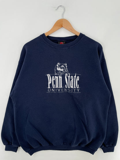 90's PENN STATE Made in USA Size L Vintage College Sweat shirt / E4379S