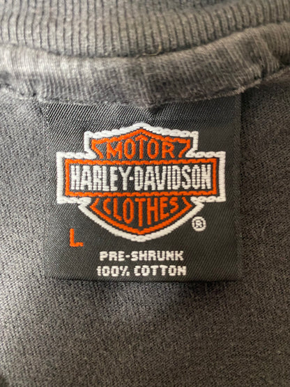 1987 HARLEY DAVIDSON Made in USA Size L Vintage T-Shirt / K4313