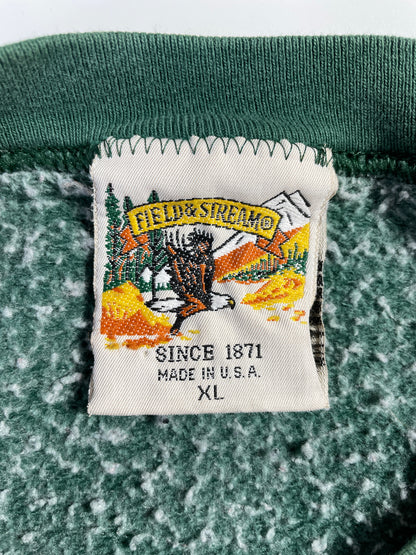 90's BASS FISH Made in USA Size XL Vintage Animal Sweat-Shirt / E1379S