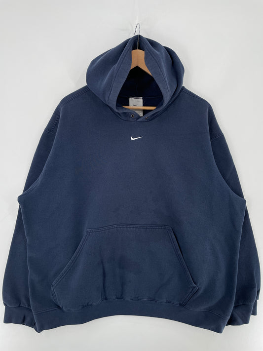 90’s NIKE CENTER SWOOSH Size XL Vintage Hoodie Sweat-shirt / E3196S