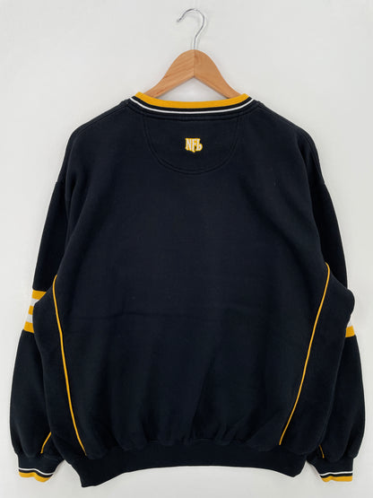 00' PITTSBURGH STEELERS Size L Vintage NFL Sweat-Shirt / A7725