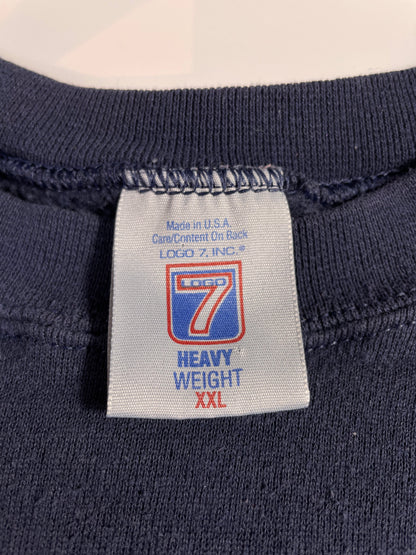 90's ILLINOIS ILLINI Made in USA Size XXL Vintage College Sweat-shirt / A488