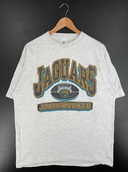 90’s JACKSONVILLE JAGUARS Size XL Vintage NFL T-Shirt / E4257T