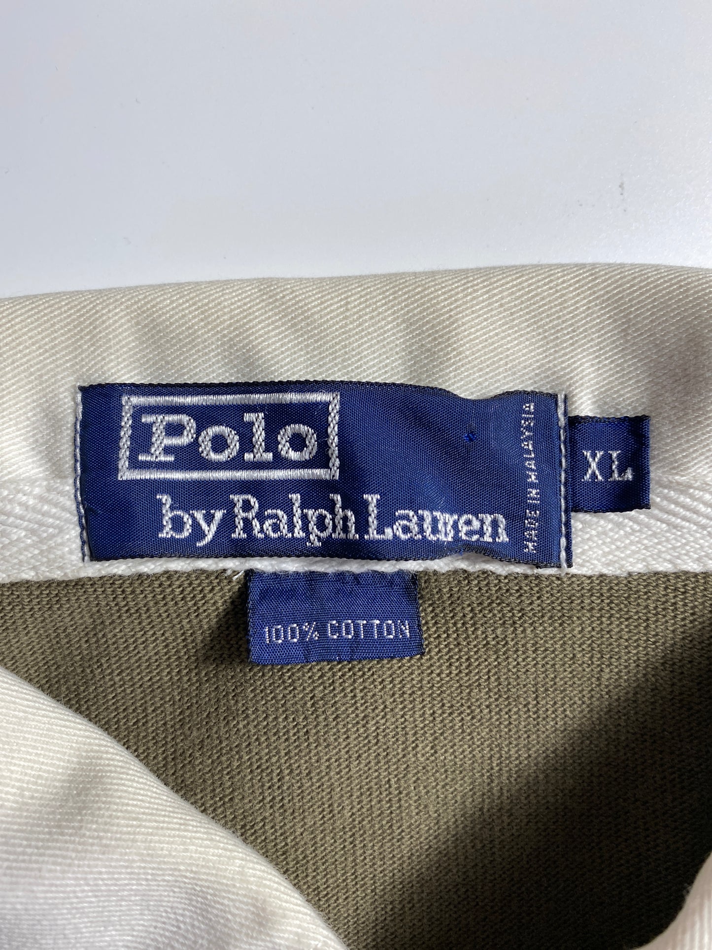 90's Polo Ralph Lauren Size XL Vintage Rugby-Shirts / K2654