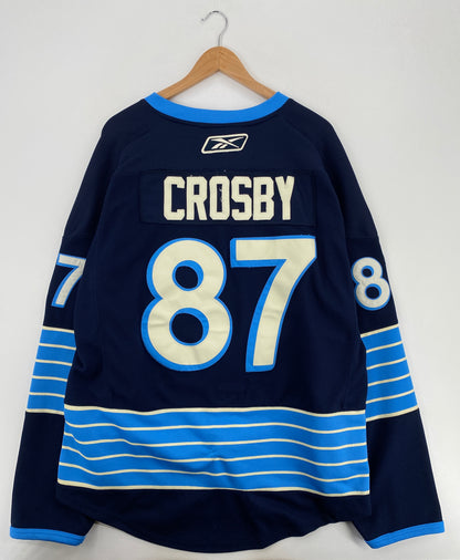 Vintage PITTSBURGH PENGUINS SIDNEY CROSBY Size XXL 54 Vintage NHL Hockey Game Shirt / A6157