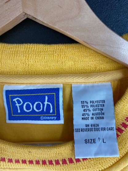 00' DISNEY WINNIE THE POOH Size L Vintage Sweat-shirt / A5294