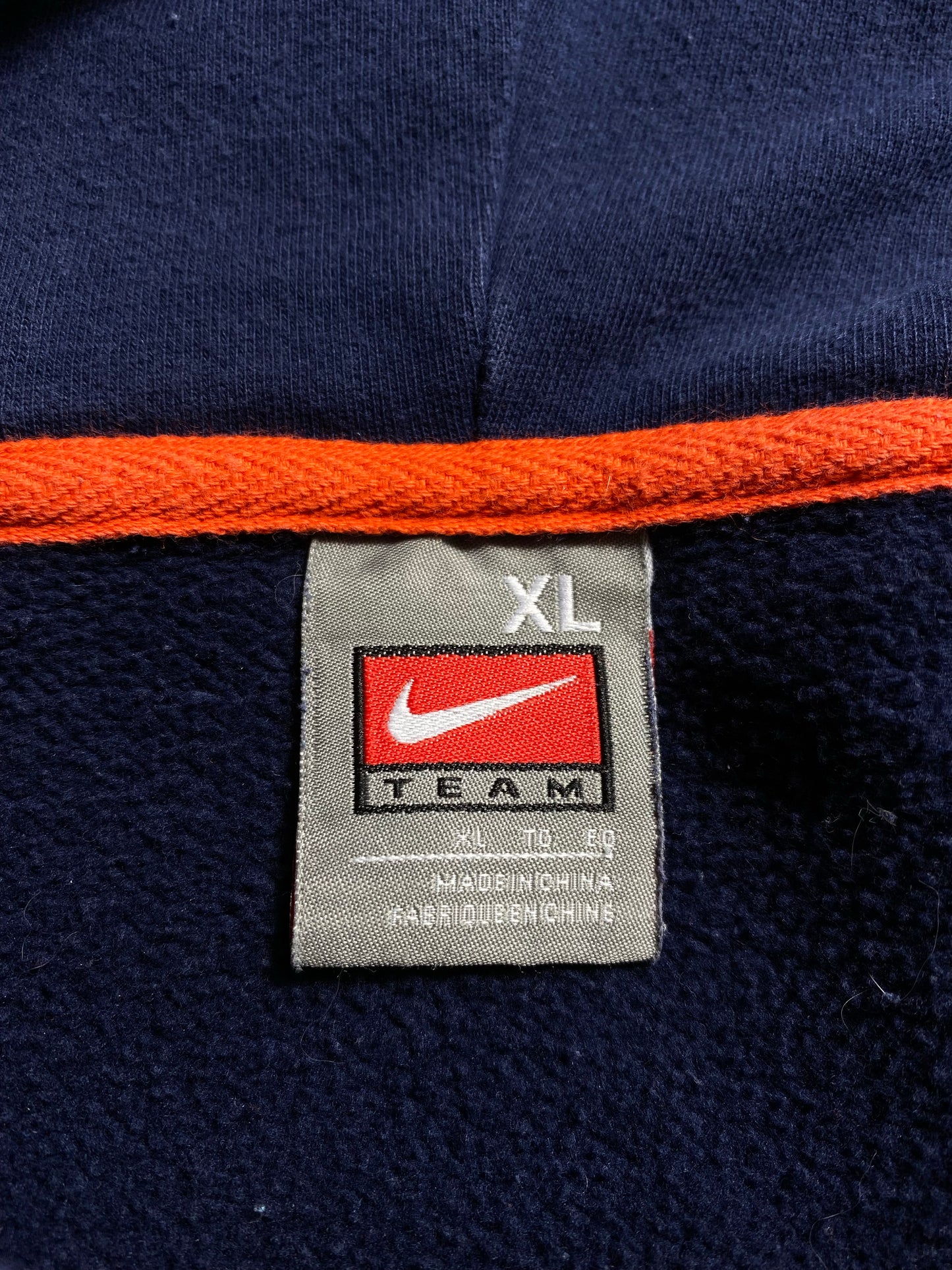 00' NIKE AUBAIN Size XL Vintage Hoodie College Sweat-shirt / K8820
