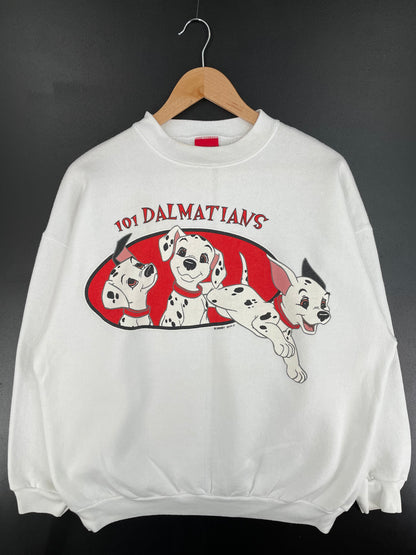 90’s DISNEY101 DALMATIANS Size One Size(Approx.XL) Vintage Sweat-Shirt / A1774