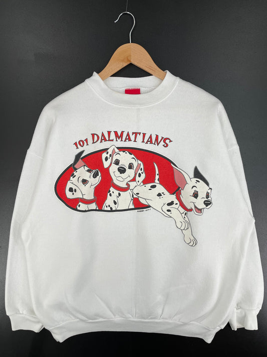 90’s DISNEY101 DALMATIANS Size One Size(Approx.XL) Vintage Sweat-Shirt / A1774