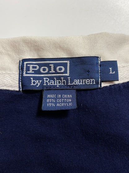 Vintage POLO RALPH LAUREN Size L Rugby-Shirt / K7182